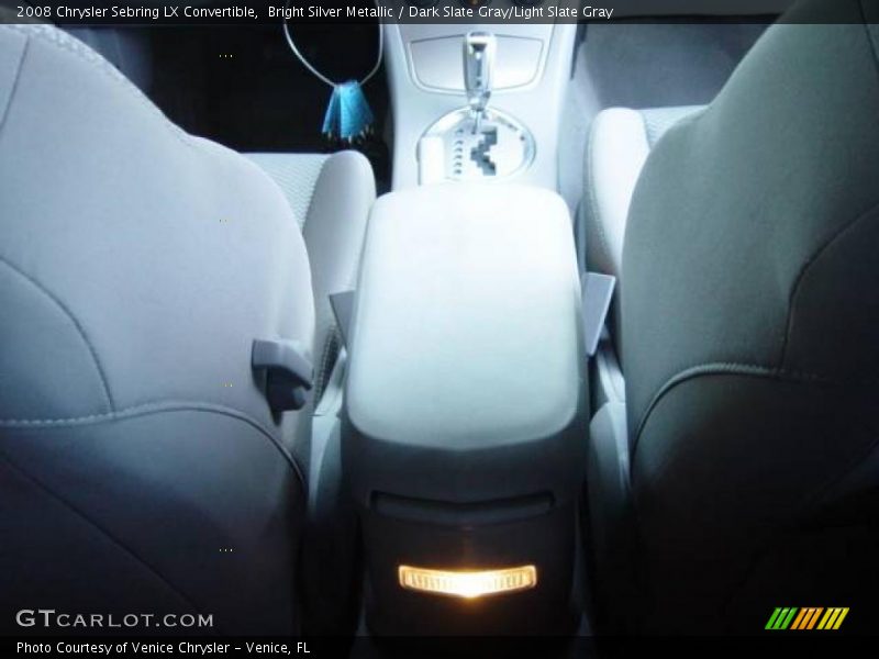 Bright Silver Metallic / Dark Slate Gray/Light Slate Gray 2008 Chrysler Sebring LX Convertible