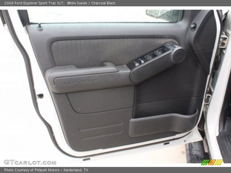 White Suede / Charcoal Black 2009 Ford Explorer Sport Trac XLT