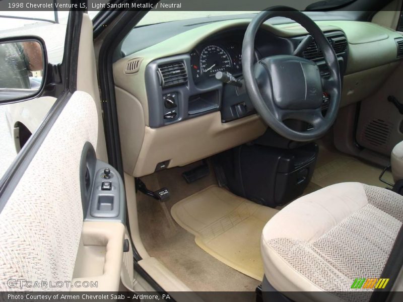 Light Sandrift Metallic / Neutral 1998 Chevrolet Venture LS