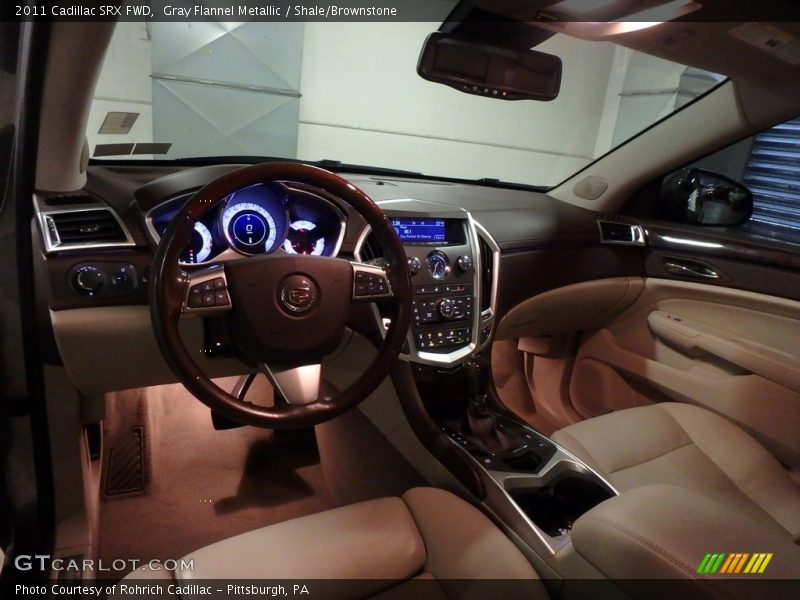 Gray Flannel Metallic / Shale/Brownstone 2011 Cadillac SRX FWD