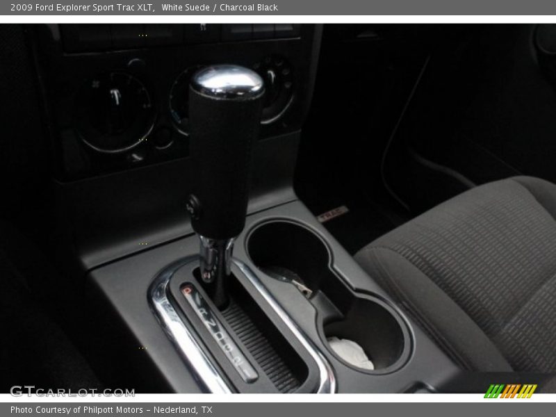 White Suede / Charcoal Black 2009 Ford Explorer Sport Trac XLT