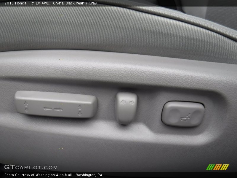 Crystal Black Pearl / Gray 2015 Honda Pilot EX 4WD