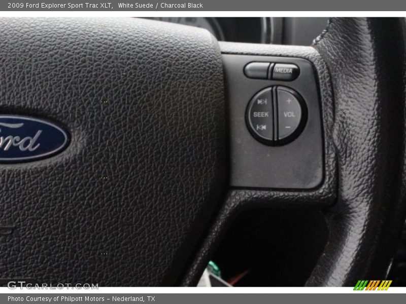 White Suede / Charcoal Black 2009 Ford Explorer Sport Trac XLT
