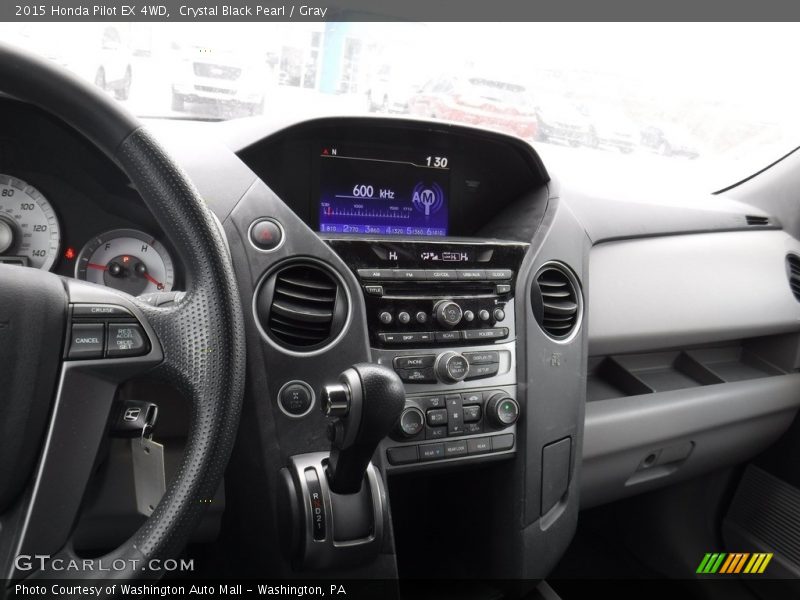 Crystal Black Pearl / Gray 2015 Honda Pilot EX 4WD
