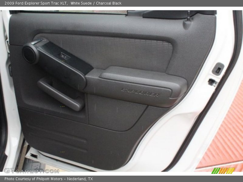White Suede / Charcoal Black 2009 Ford Explorer Sport Trac XLT