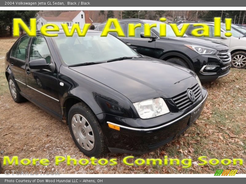 Black / Black 2004 Volkswagen Jetta GL Sedan