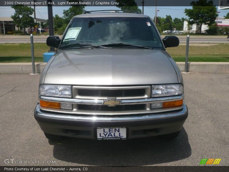 Light Pewter Metallic / Graphite Gray 2000 Chevrolet Blazer LT 4x4