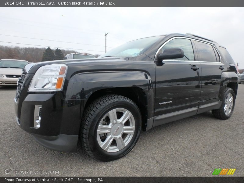 Carbon Black Metallic / Jet Black 2014 GMC Terrain SLE AWD