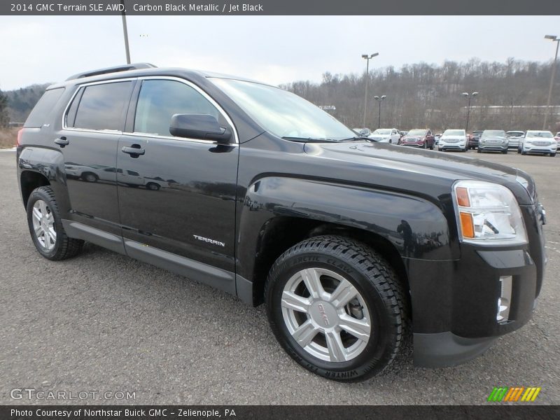 Carbon Black Metallic / Jet Black 2014 GMC Terrain SLE AWD