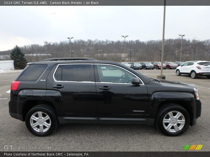 Carbon Black Metallic / Jet Black 2014 GMC Terrain SLE AWD