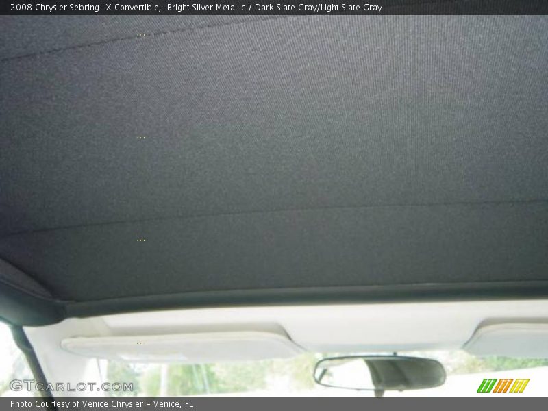 Bright Silver Metallic / Dark Slate Gray/Light Slate Gray 2008 Chrysler Sebring LX Convertible