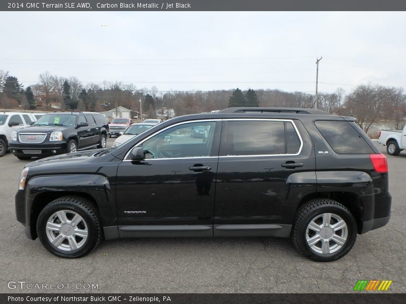 Carbon Black Metallic / Jet Black 2014 GMC Terrain SLE AWD