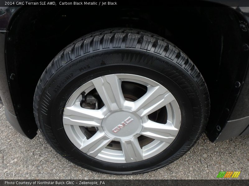 Carbon Black Metallic / Jet Black 2014 GMC Terrain SLE AWD