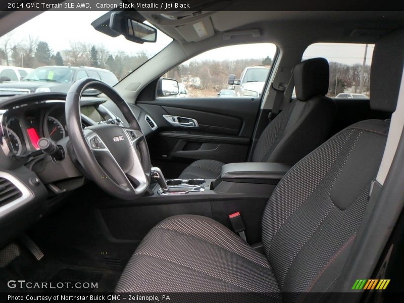 Carbon Black Metallic / Jet Black 2014 GMC Terrain SLE AWD