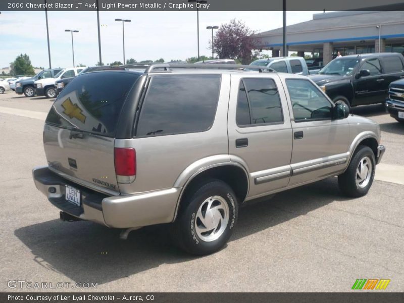 Light Pewter Metallic / Graphite Gray 2000 Chevrolet Blazer LT 4x4