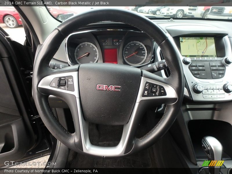 Carbon Black Metallic / Jet Black 2014 GMC Terrain SLE AWD