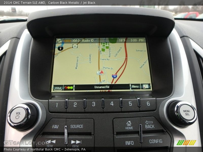 Carbon Black Metallic / Jet Black 2014 GMC Terrain SLE AWD