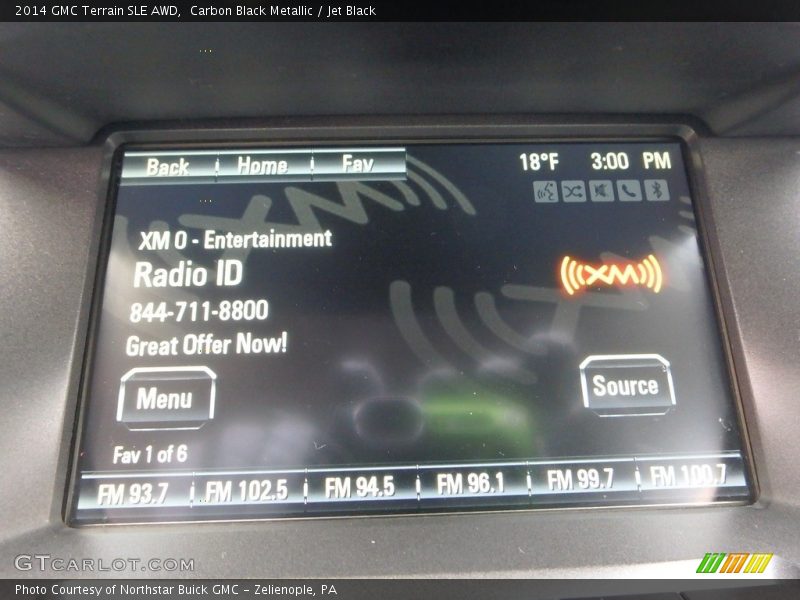 Carbon Black Metallic / Jet Black 2014 GMC Terrain SLE AWD