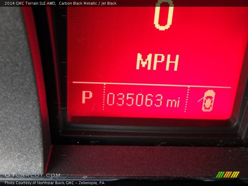 Carbon Black Metallic / Jet Black 2014 GMC Terrain SLE AWD
