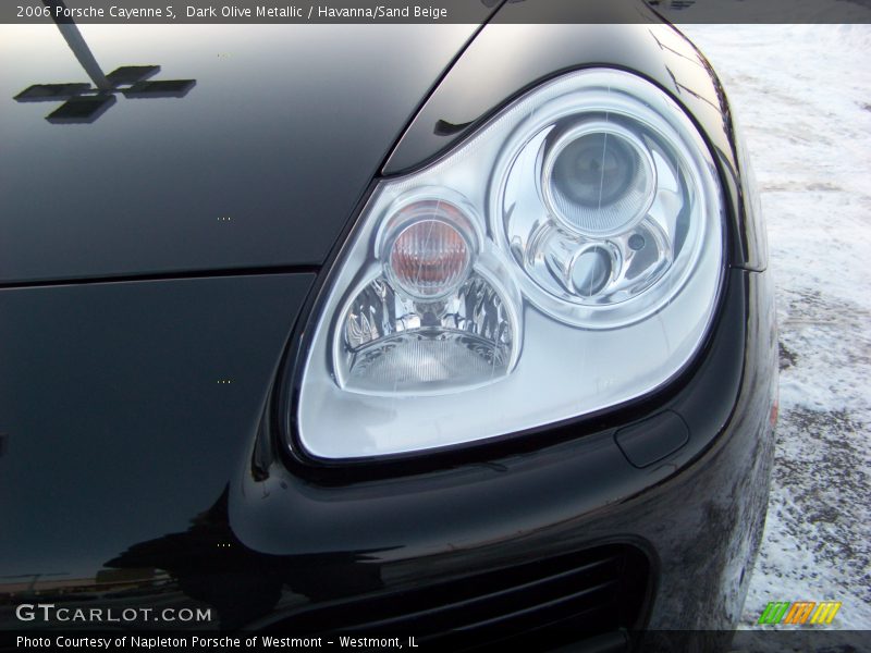Dark Olive Metallic / Havanna/Sand Beige 2006 Porsche Cayenne S