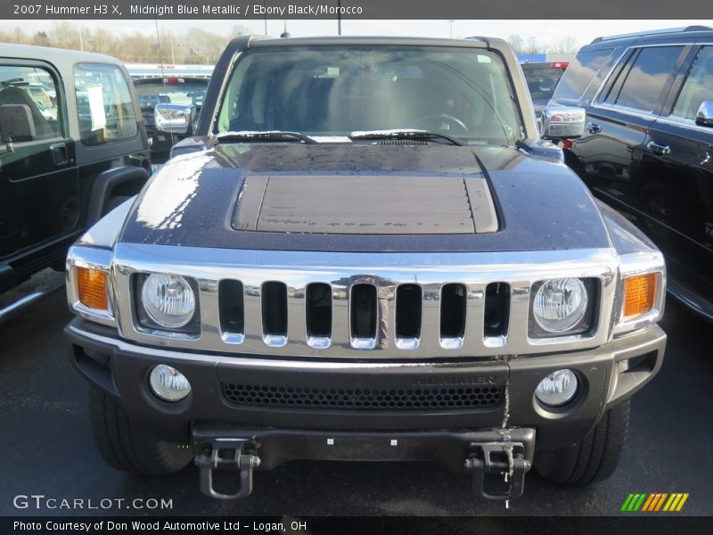 Midnight Blue Metallic / Ebony Black/Morocco 2007 Hummer H3 X