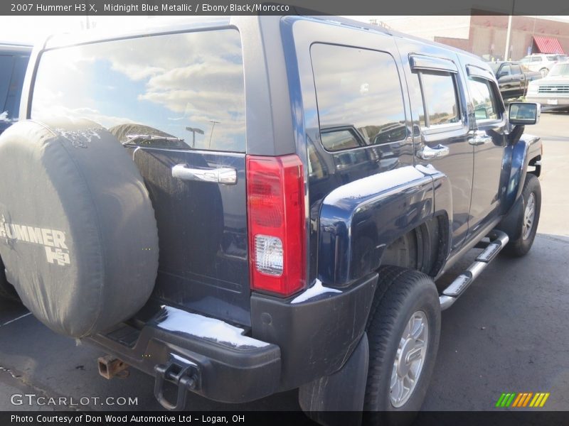 Midnight Blue Metallic / Ebony Black/Morocco 2007 Hummer H3 X