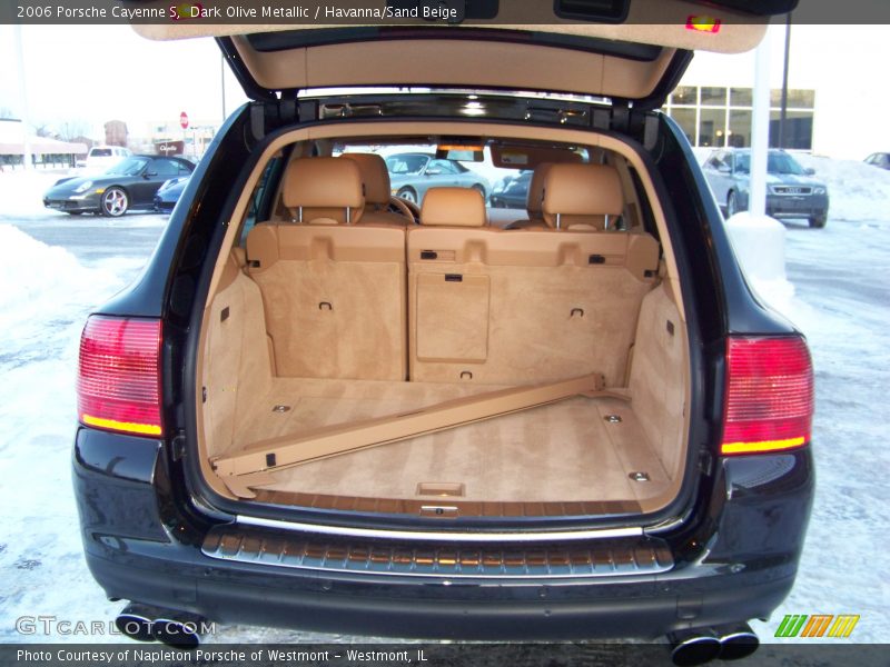 Dark Olive Metallic / Havanna/Sand Beige 2006 Porsche Cayenne S