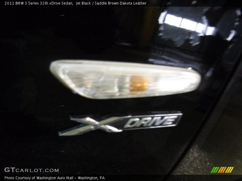 Jet Black / Saddle Brown Dakota Leather 2011 BMW 3 Series 328i xDrive Sedan