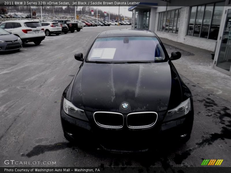 Jet Black / Saddle Brown Dakota Leather 2011 BMW 3 Series 328i xDrive Sedan