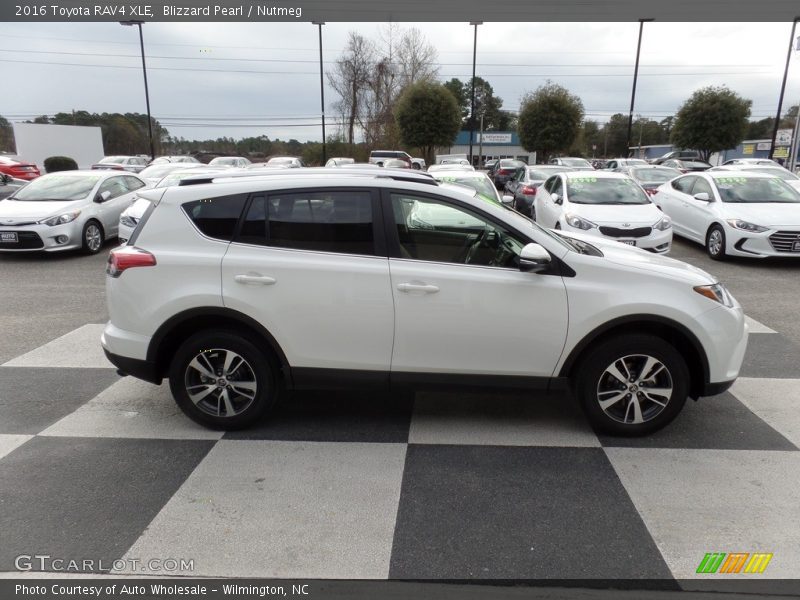 Blizzard Pearl / Nutmeg 2016 Toyota RAV4 XLE