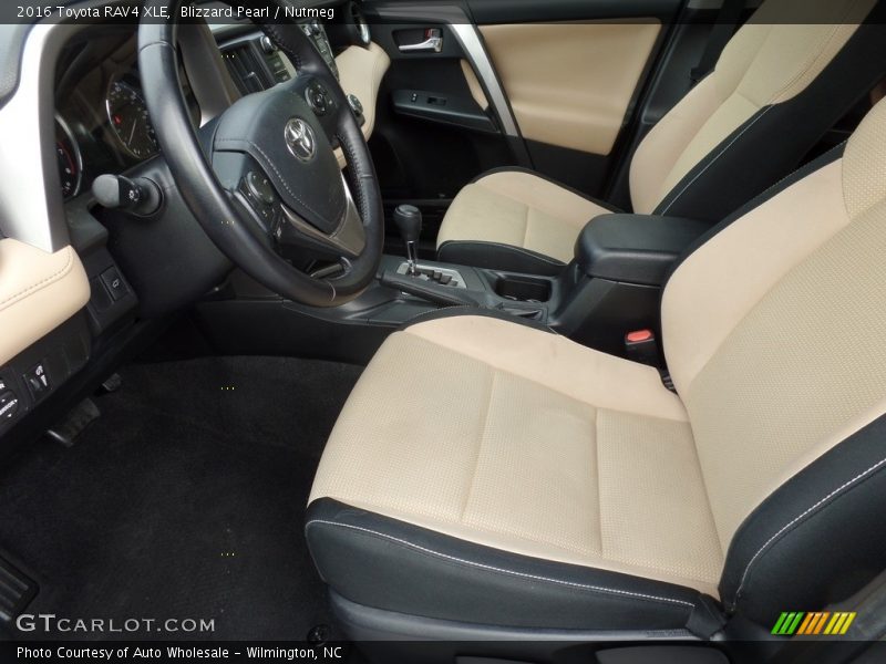 Blizzard Pearl / Nutmeg 2016 Toyota RAV4 XLE
