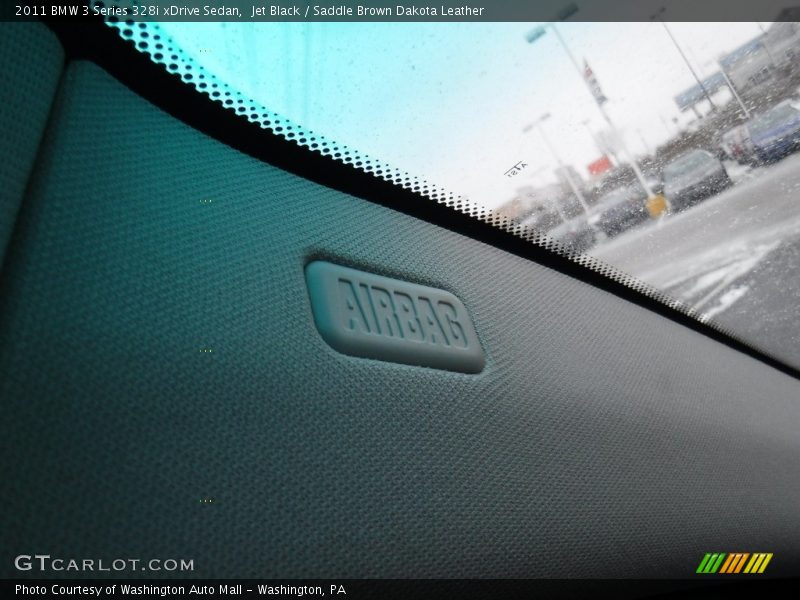 Jet Black / Saddle Brown Dakota Leather 2011 BMW 3 Series 328i xDrive Sedan