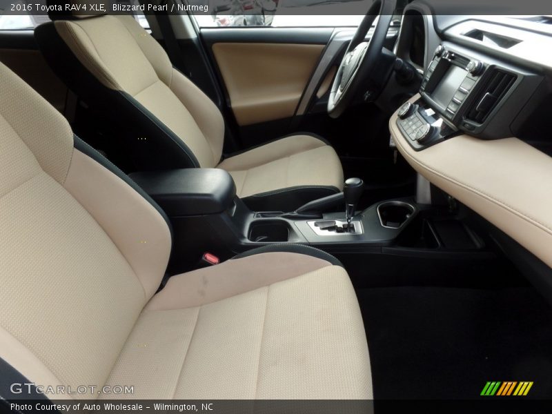 Blizzard Pearl / Nutmeg 2016 Toyota RAV4 XLE