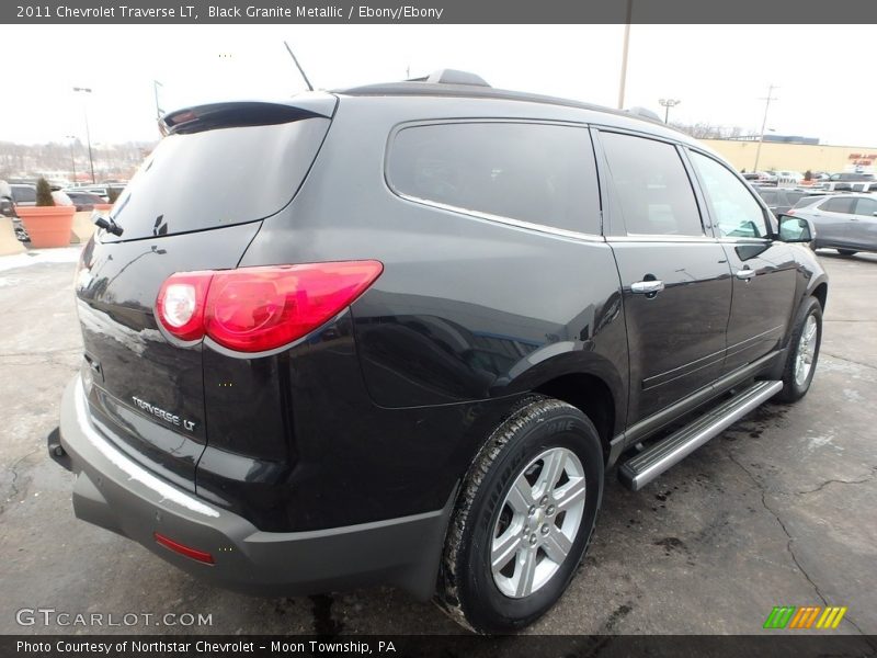 Black Granite Metallic / Ebony/Ebony 2011 Chevrolet Traverse LT