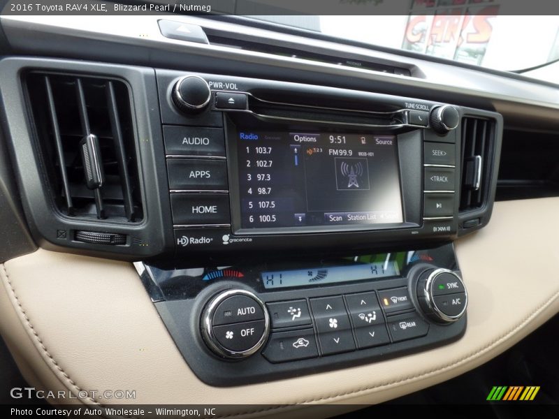 Blizzard Pearl / Nutmeg 2016 Toyota RAV4 XLE