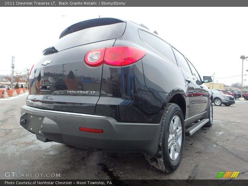Black Granite Metallic / Ebony/Ebony 2011 Chevrolet Traverse LT
