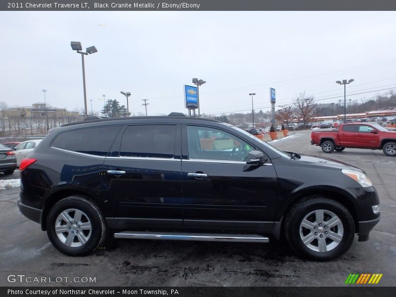 Black Granite Metallic / Ebony/Ebony 2011 Chevrolet Traverse LT