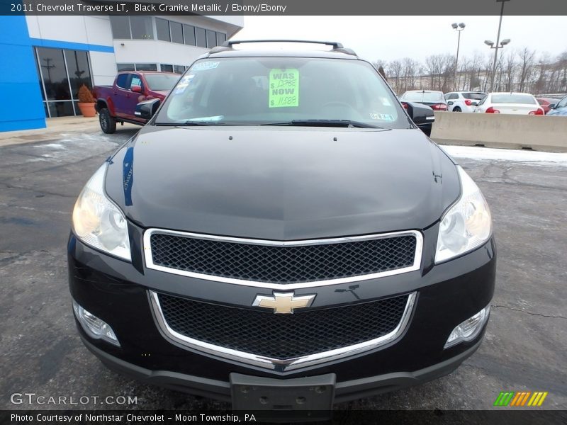 Black Granite Metallic / Ebony/Ebony 2011 Chevrolet Traverse LT