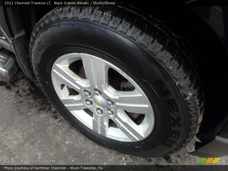 Black Granite Metallic / Ebony/Ebony 2011 Chevrolet Traverse LT