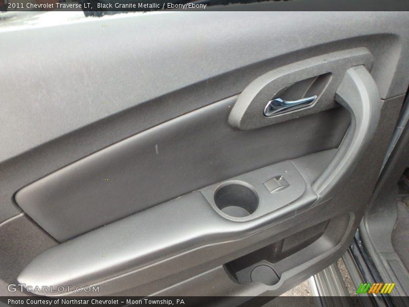 Black Granite Metallic / Ebony/Ebony 2011 Chevrolet Traverse LT