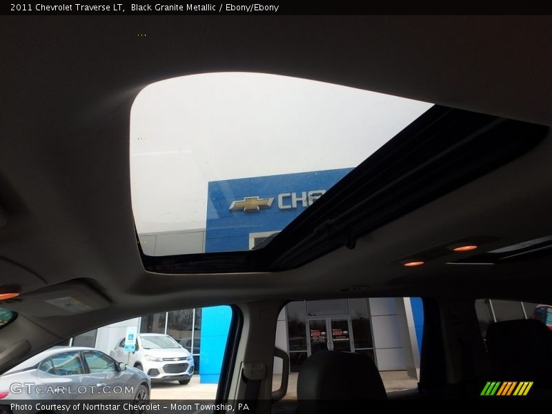 Black Granite Metallic / Ebony/Ebony 2011 Chevrolet Traverse LT
