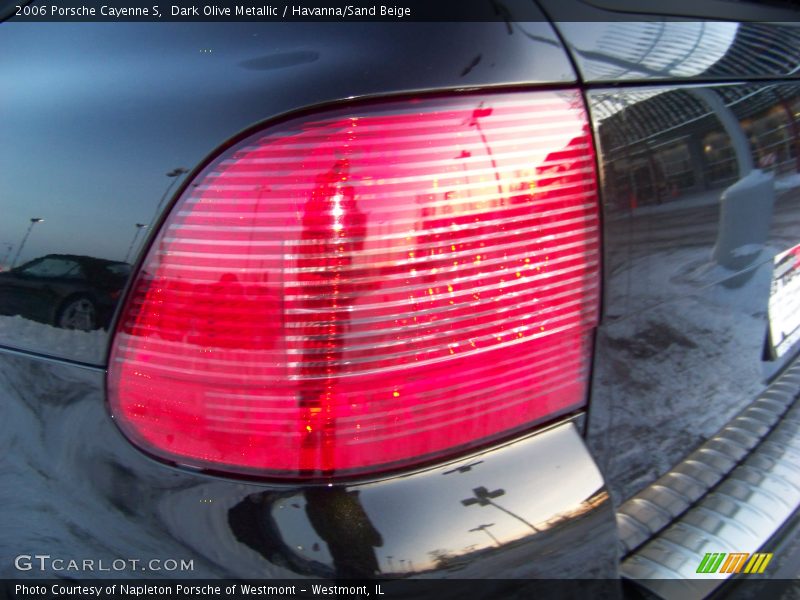 Dark Olive Metallic / Havanna/Sand Beige 2006 Porsche Cayenne S