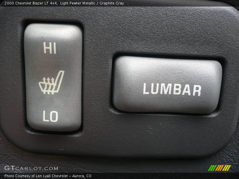 Light Pewter Metallic / Graphite Gray 2000 Chevrolet Blazer LT 4x4