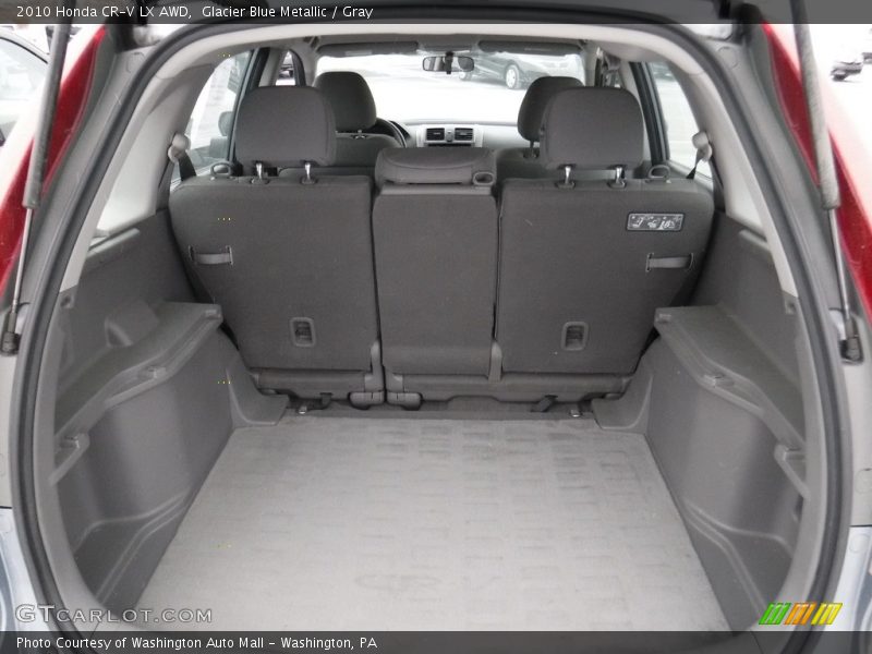 Glacier Blue Metallic / Gray 2010 Honda CR-V LX AWD