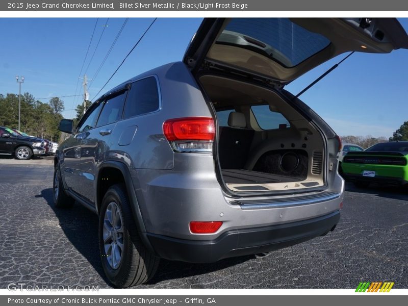 Billet Silver Metallic / Black/Light Frost Beige 2015 Jeep Grand Cherokee Limited