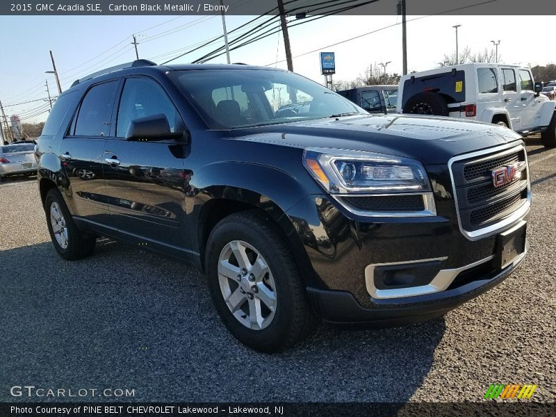 Carbon Black Metallic / Ebony 2015 GMC Acadia SLE