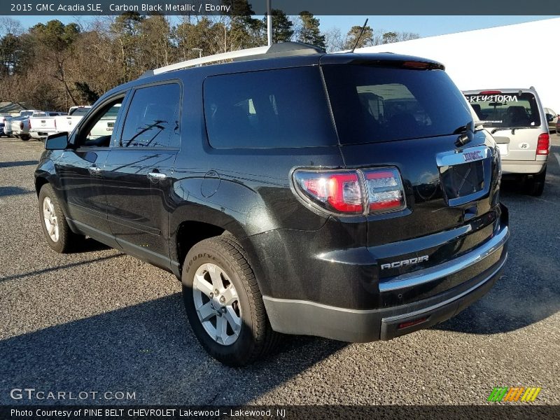 Carbon Black Metallic / Ebony 2015 GMC Acadia SLE