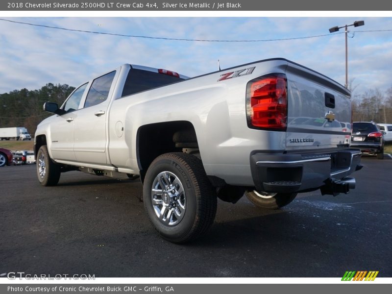 Silver Ice Metallic / Jet Black 2018 Chevrolet Silverado 2500HD LT Crew Cab 4x4