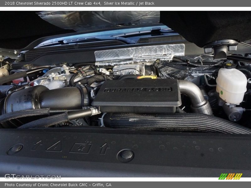 Silver Ice Metallic / Jet Black 2018 Chevrolet Silverado 2500HD LT Crew Cab 4x4