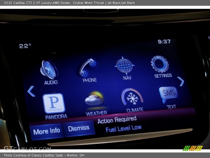 Crystal White Tricoat / Jet Black/Jet Black 2015 Cadillac CTS 2.0T Luxury AWD Sedan